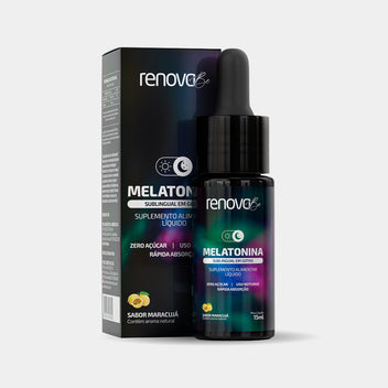 Melatonina Sublingual em gotas Sabor Maracujá