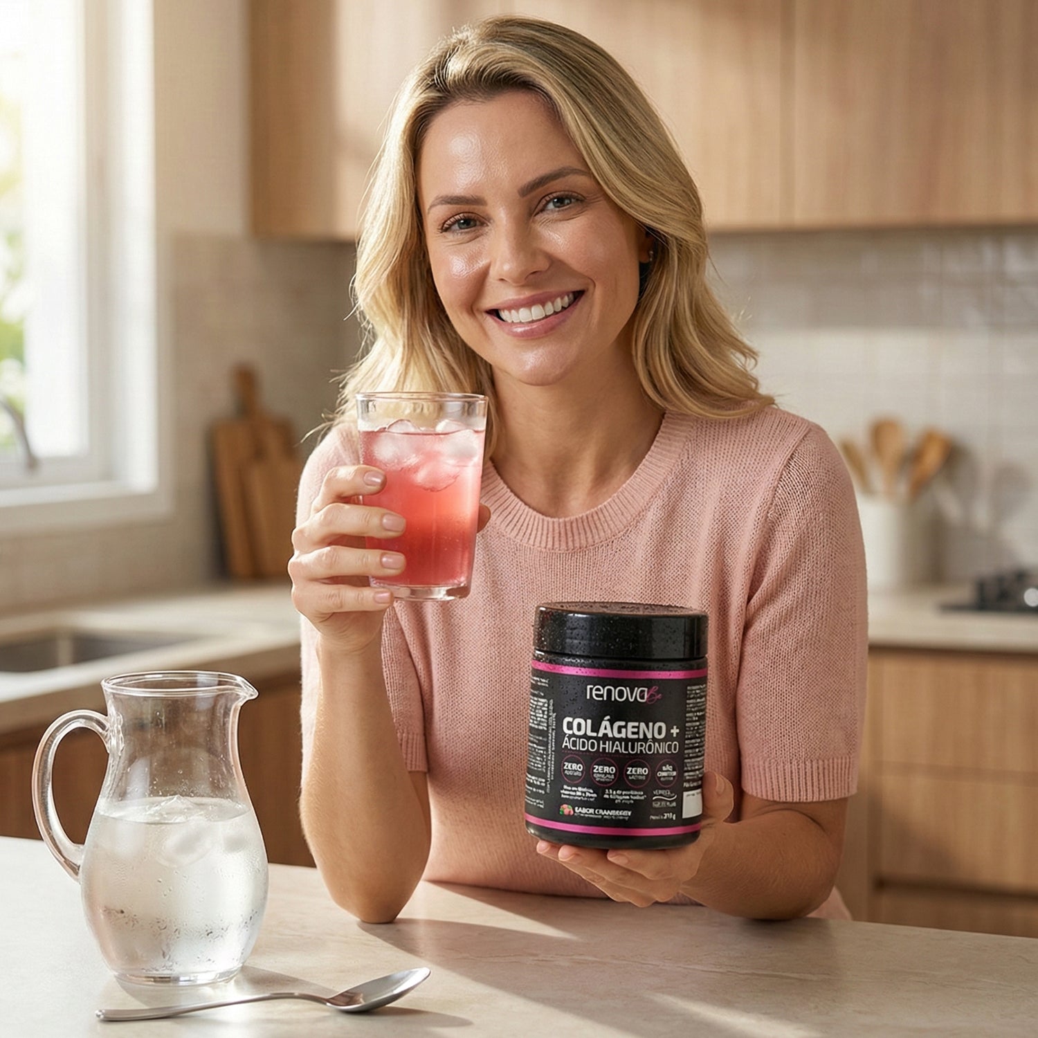 Colágeno Verisol® + Ácido Hialurônico - Cranberry