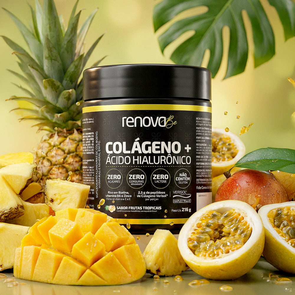 Colágeno Verisol® + Ácido Hialurônico - Frutas Tropicais