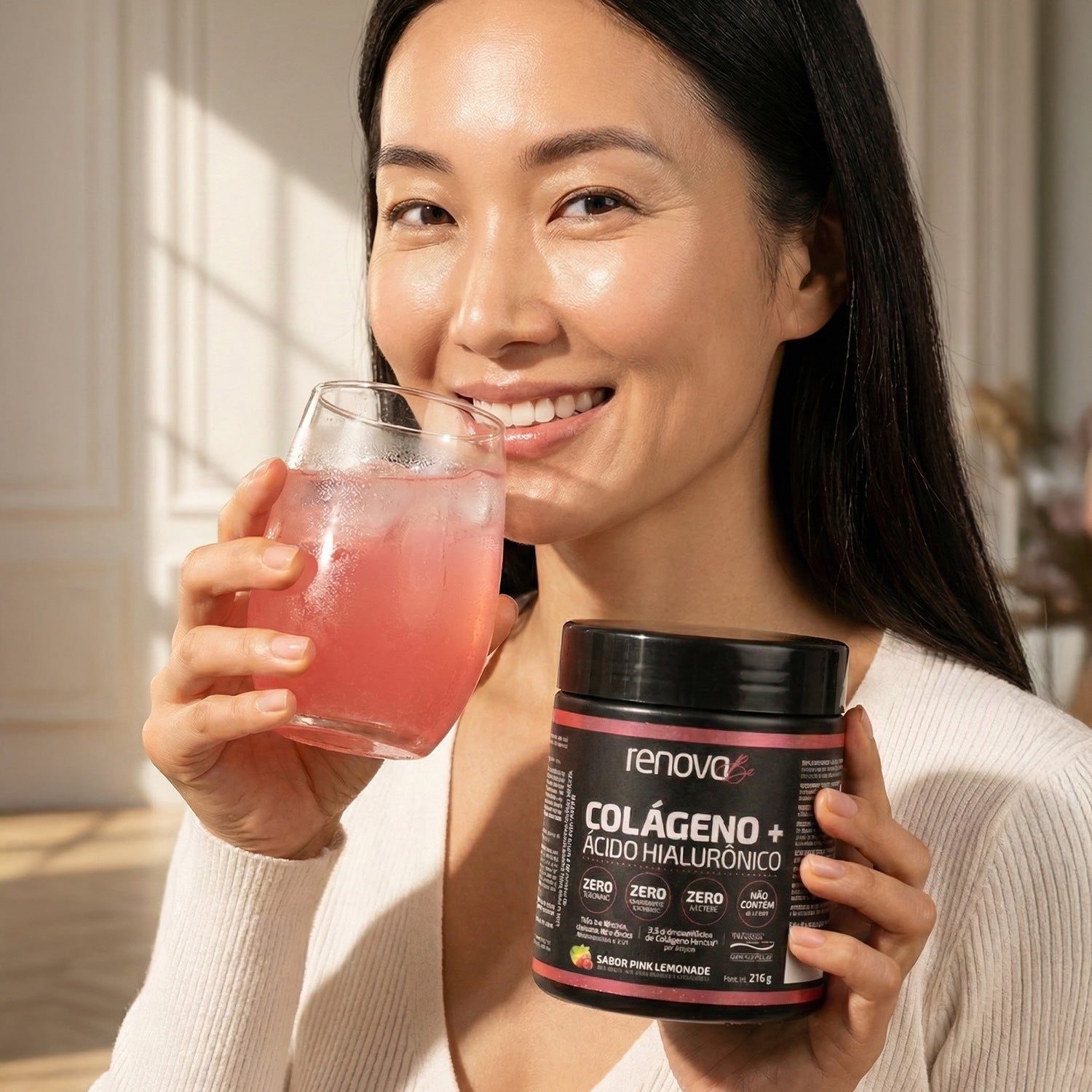 Colágeno Verisol® + Ácido Hialurônico - Pink Lemonade