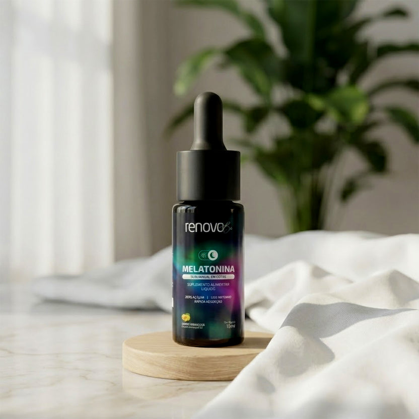 Melatonina Sublingual em gotas Sabor Maracujá