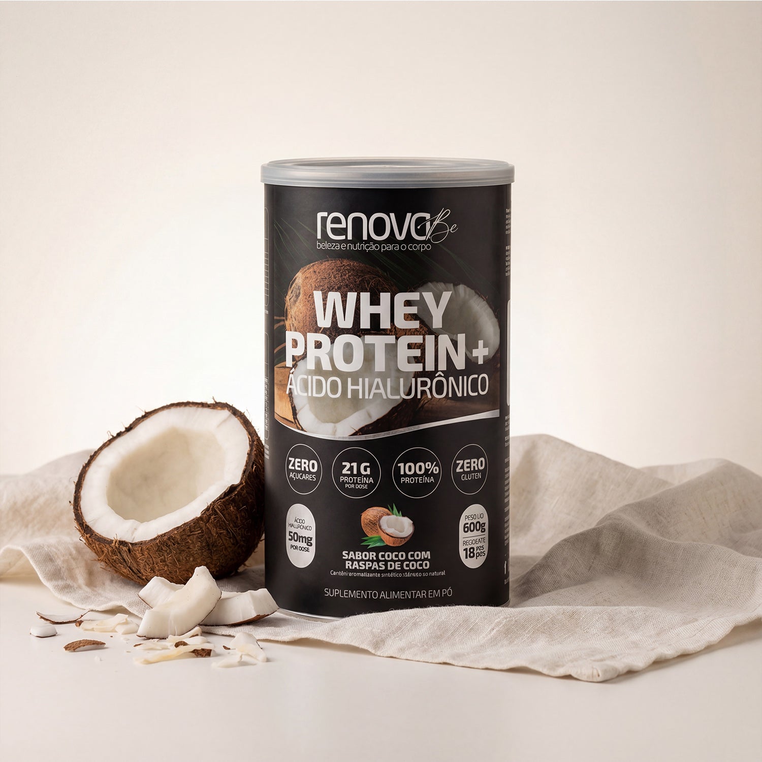 Whey Protein com Ácido Hialurônico